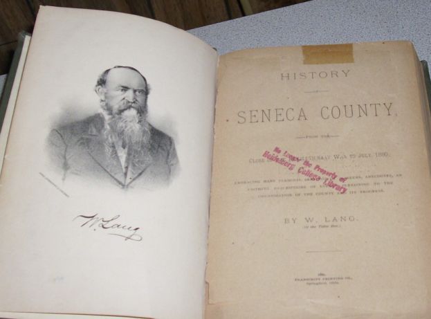 RARE 1880 Tiffin Fostoria Seneca Co Ohio Oh 1st Edition Antiquarian