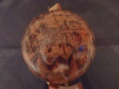 Mercurio DOro Wooden Globe Made in Italy Very RARE