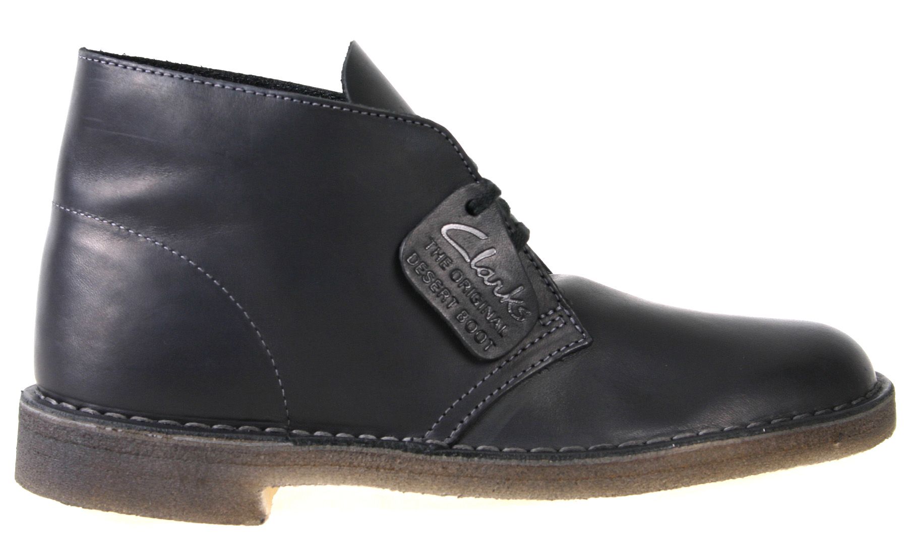 Clarks Mens Desert Boots 77967 Black Leather