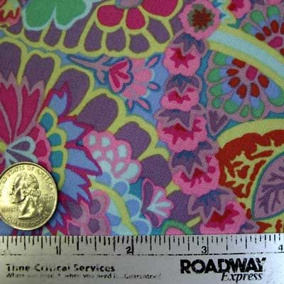 Kaffe Fassett Paisley Jungle Lilac GP60 Fabric Yd