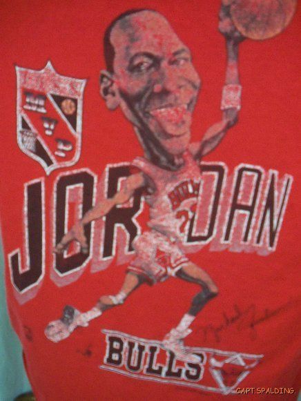 Vtg 80s Michael Jordan 23 Bulls 1988 MVP T Shirt M