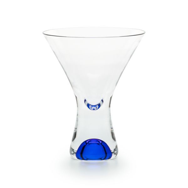 Mikasa Devala Martini Glass Blue Base