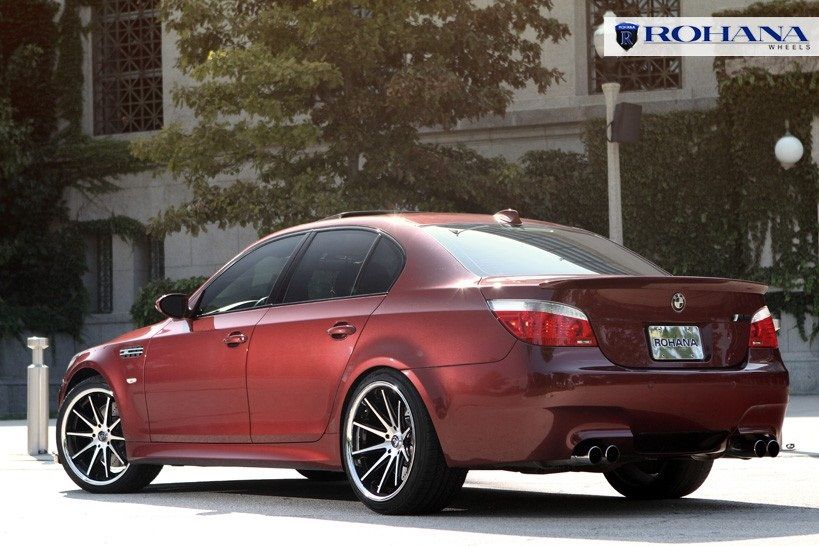 Silver Machined Face Wheels Rims Fit BMW E60 M5 5 Series 2004