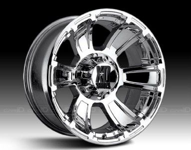 18 inch XD Revolver Chrome Wheels Rims 8x6 5 8x165 1