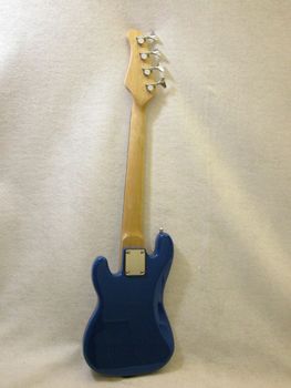 Stock Mini Bass Guitar Blue Kids Childrens Beginner 36 New Free