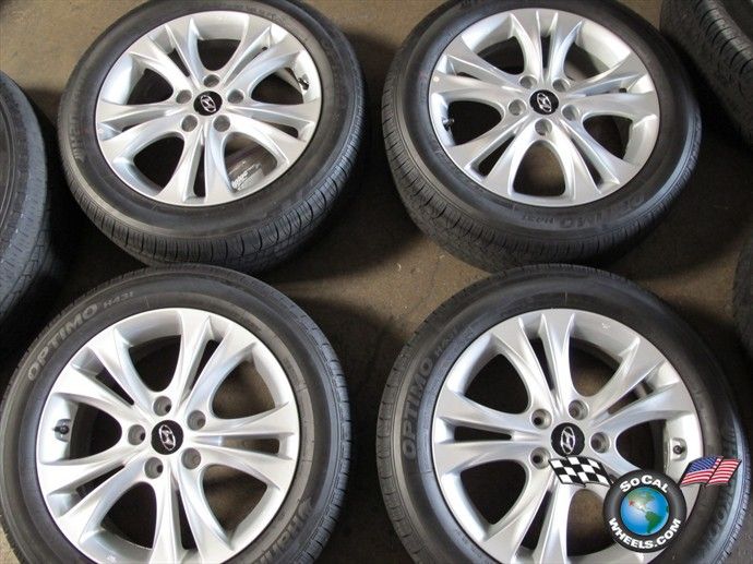 09 11 Hyundai Sonata Factory 17 Wheels Tires OEM Rims 70803