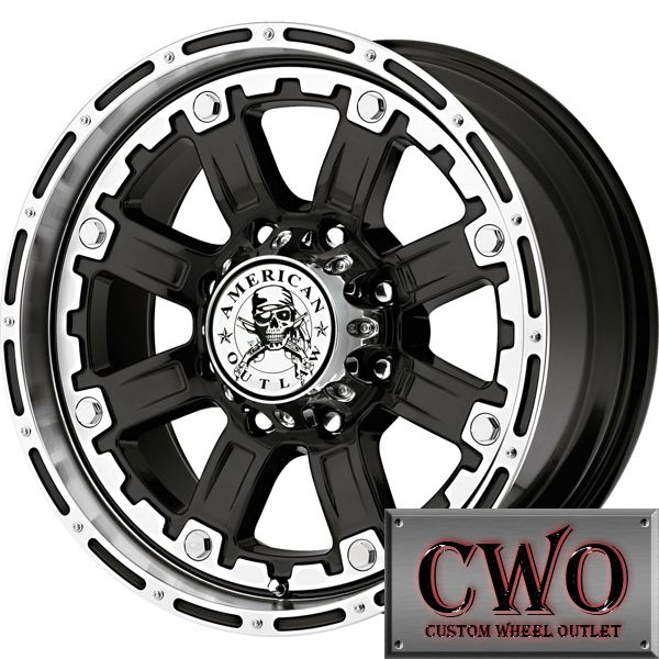 17 Black AO Armor Wheels Rim 5x135 5 Lug Ford F150 F 150 Expedition