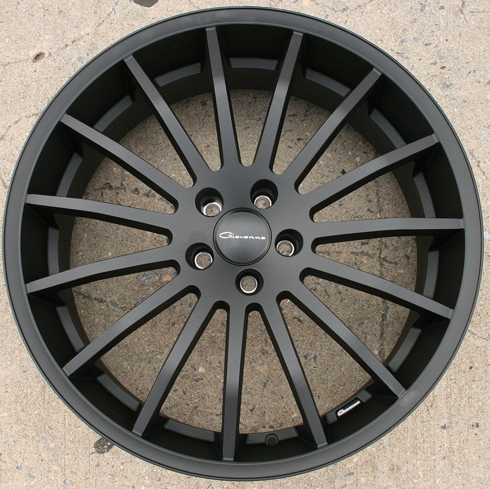 Martuni 22 Black Rims Wheels FX35 FX45 03 Up 22 x 9 0 5H 38