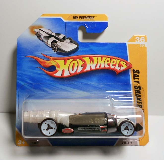 Hot Wheels 2010 HW Premiere 36 Salt Shaker on Short Card Mint on Card