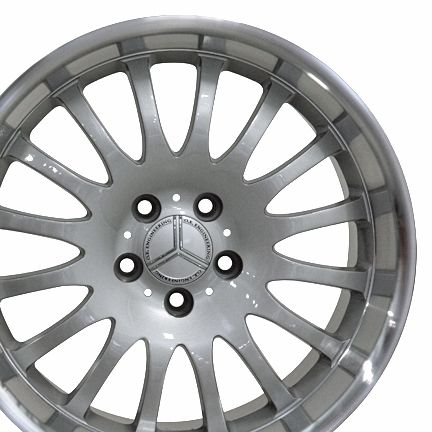 18 8 9 Silver Wheel Set of 4 Rims Fit Mercedes C E s Class SLK CLK