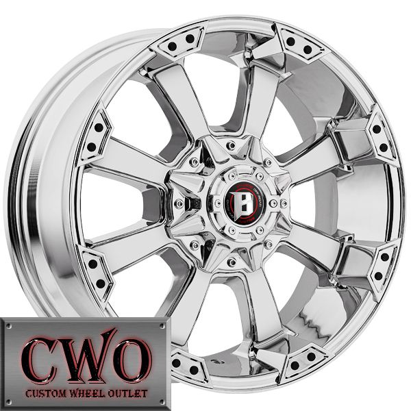 18 Chrome Ballistic Morax Wheels 5x135 5x139 7 5 Lug F 150 Expedition