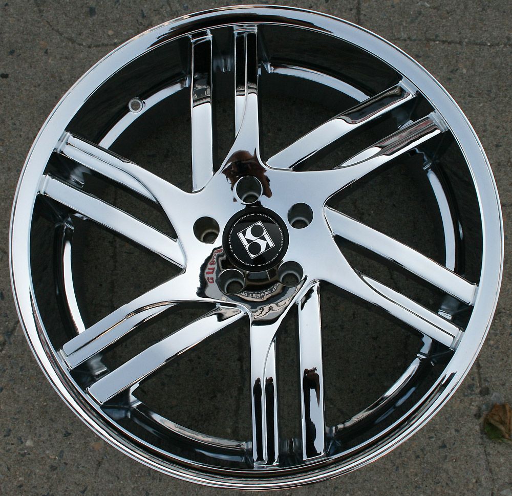 Koko KOUTURE Spline 20 Chrome Rims Wheels Jaguar x Type x Type 20 x 8