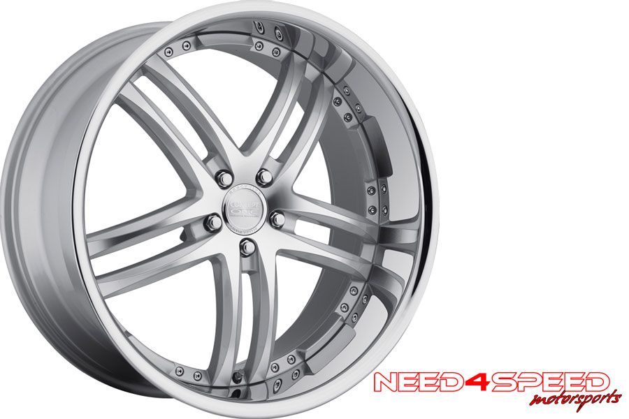 20 BMW E92 328 335 Concept One RS55 Silver Wheels Rims