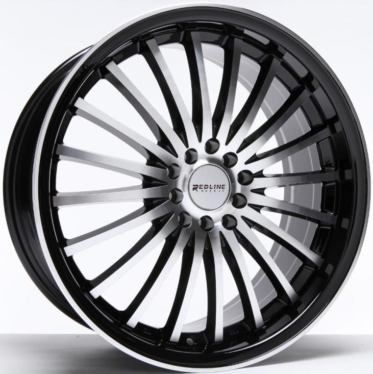 Redline 125 14x6 0 Wheels 4x100 114 3 ET25 Rims Matte Gun Metal