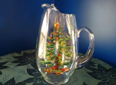 17 PC Lot Spode Christmas Tree Glasses Goblets Wine Coffee Tumbler