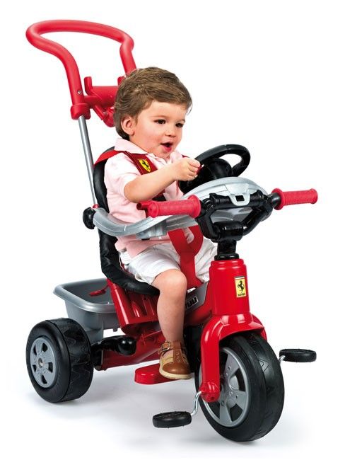 Ferrari Trike with Parent Handle New Boxed Official