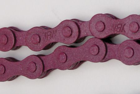 Pake Urban Bike Chain Teflon Dark Pink 1 2 x 1 8 Track