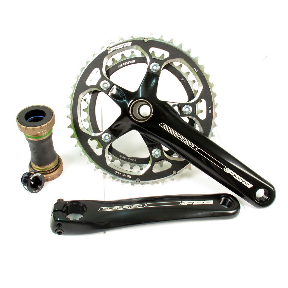 FSA Gossamer Cyclocross Cranks Crankset 175mm 36x46 MTB Cross Bike