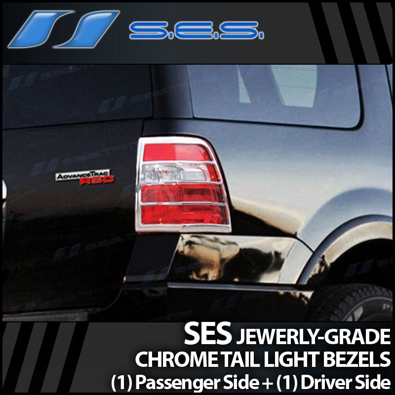 2007 2013 Ford Expedition Ses Chrome Tail Light Bezels