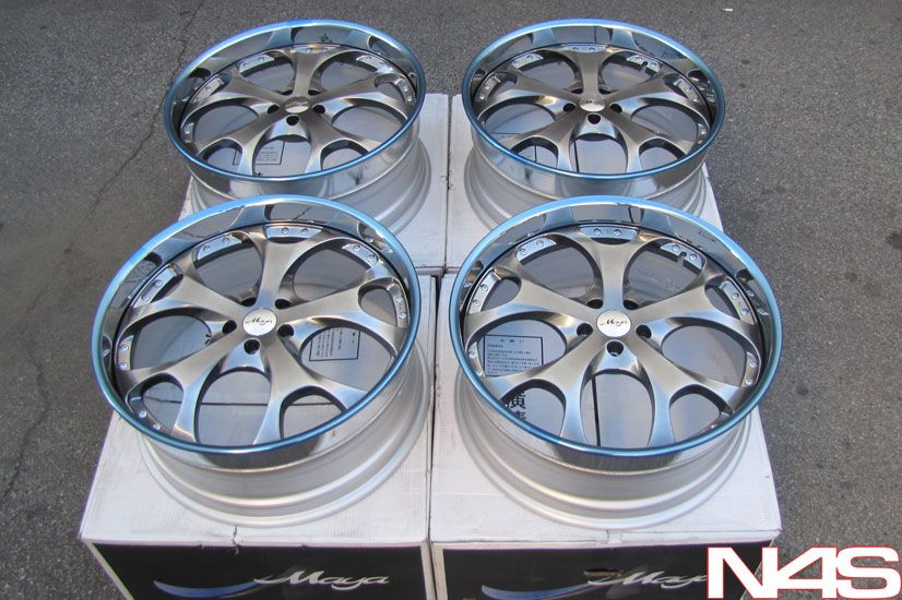 MAYA DTV 3 PIECE FORGED MERCEDES BENZ X164 GL450 GL550 GL WHEELS RIMS