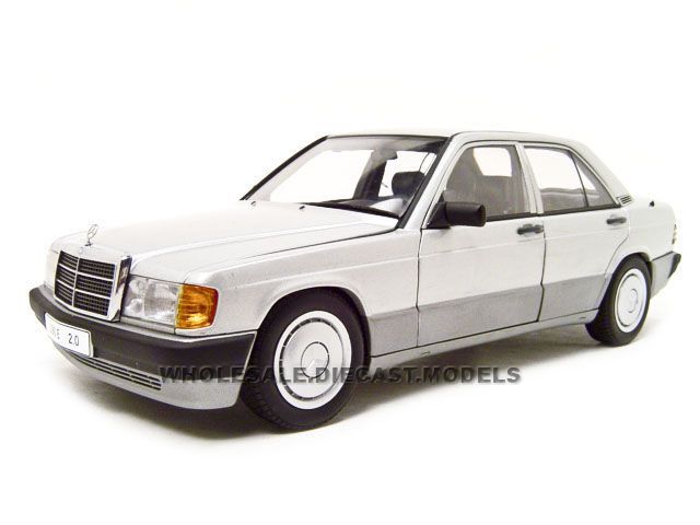 1990 Mercedes 190E 2 0 Silver 1 18 Autoart Model