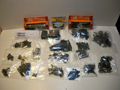 Lot of Roco HO 187th Scale 3 Kits Plus Weapons and Accessories