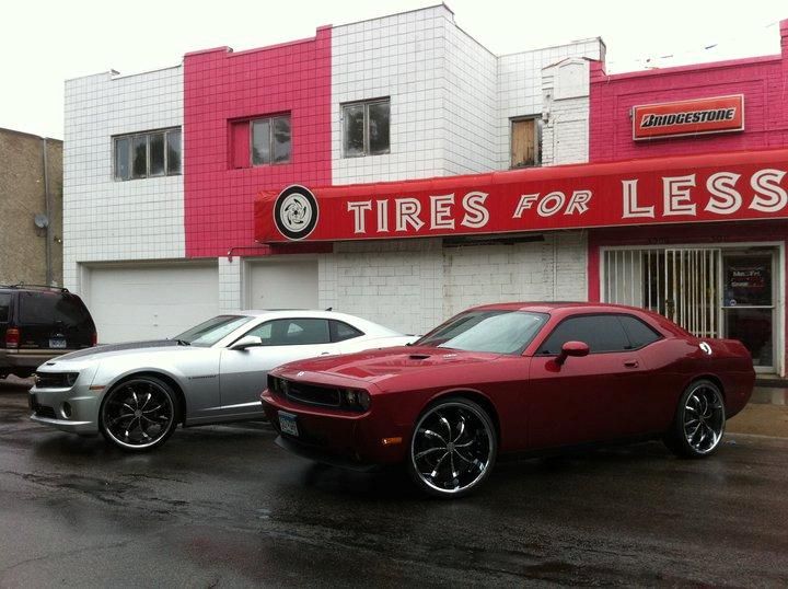 22 INCH RIMS AND TIRES WHEELS STARR 958 KILLA BLACK ACURA 20 24 26 28