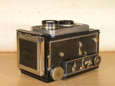 Vintage CA 1934 Foth Flex 120 6x6 TLR Camera