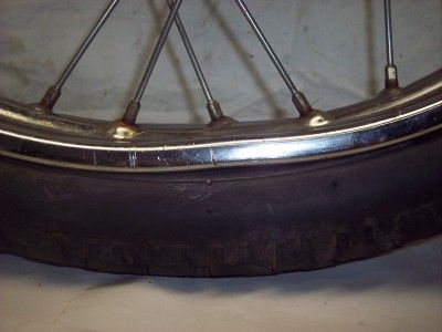 78 Honda XL175 XL 175 Enduro Front Tire Hub Rim Wheel