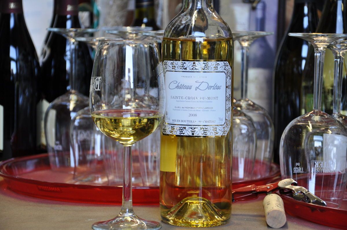 Sauternes  6x0,75l Château Dorleac Sainte Croix Du Mont 2008