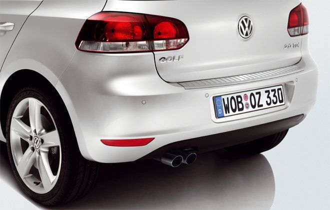 VW Ladekantenschutz Edelstahl Optik Touran ab 2011