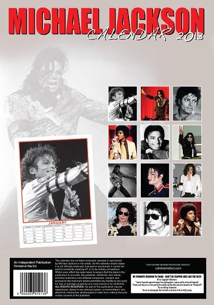 MICHAEL JACKSON KALENDER 2013 NEU & OVP