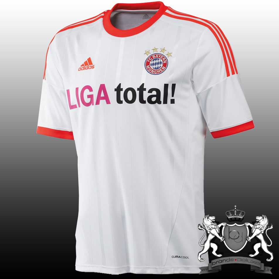 Bayern München Trikot Away 2012/2014 weiß orange [X47722]