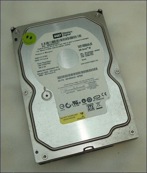 160GB Western Digital WD1600AAJS 00PSA0 HGNNHT2CH Caviar SE 3.5 SATA