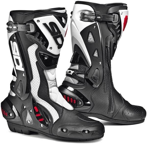 Sidi ST AIR Stiefel schwarz weiß Racing Motorrad NEU 45