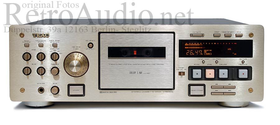 TEAC V 6030s Tapedeck, Champagne