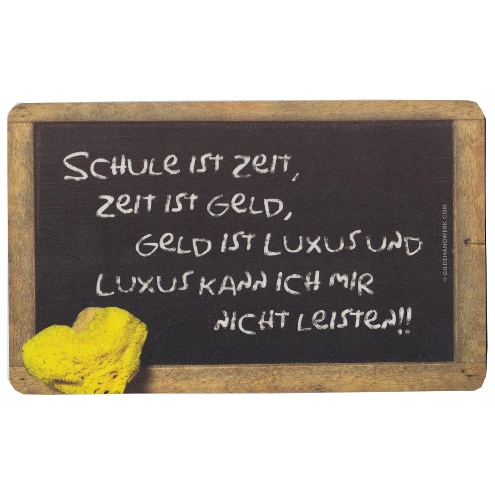 Gilde Schneidebrettchen Frühstücksbrettchen Schultafel 23 x 14 cm