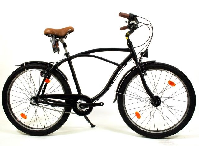 26 Alu FAHRRAD CRUISER schwarz 3 Gang Nexus Nabendynamo