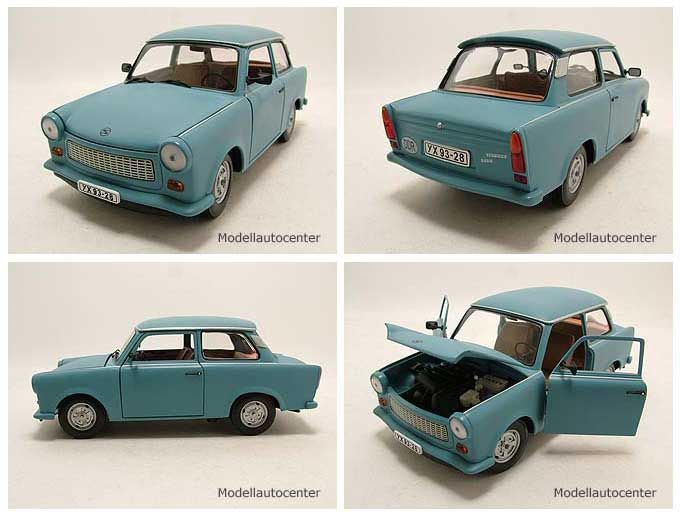 Trabant 601 blau, Modellauto 118 / Sun Star