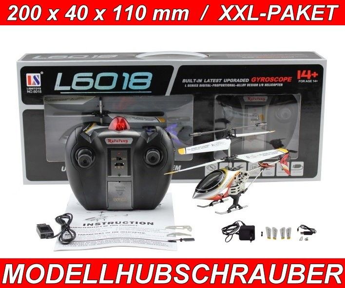 Kanal Modellhubschrauber OCENA L 6018 RC XXL Packet