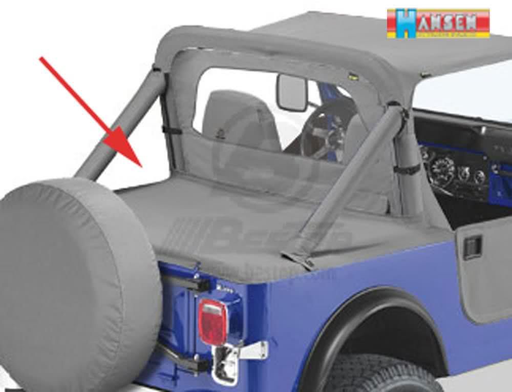 Heckabdeckung Duster Verdeck Jeep Wrangler YJ CJ 80 91