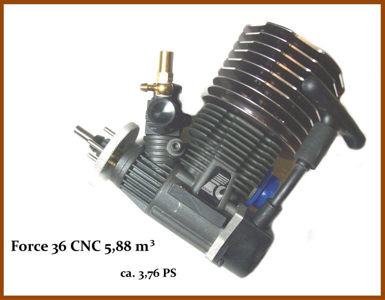 FORCE 38 Motor 6,23ccm ca 3,9PS zB Leopard / Overheater / Maximus