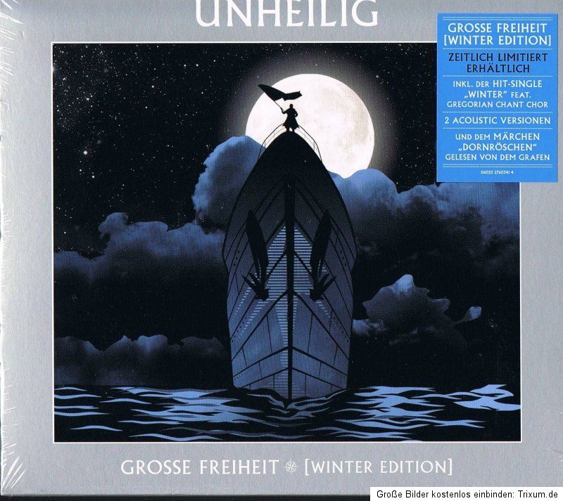 UNHEILIG Grosse Freiheit 2 CD Winteredition Limitiert Dornröschen Der