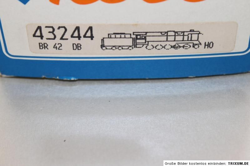 Roco 43244 Dampflok Baureihe 42 DB mit Öltender Spur H0 OVP