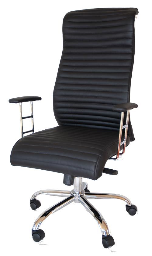 Bürostuhl Chefsessel Hochlehner, ergonomisch, creme oder schwarz