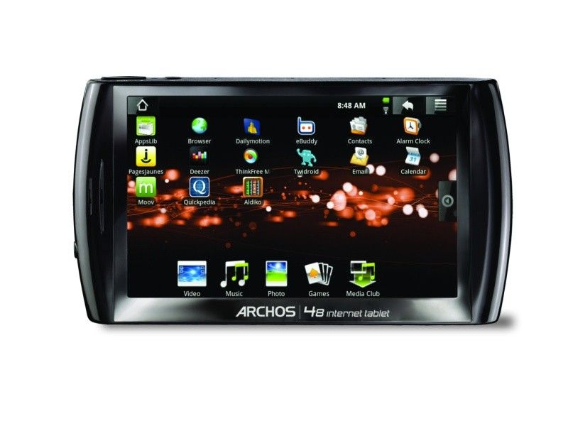 ARCHOS 48 Internet Tablet 500GB, 12.1cm Touch Display