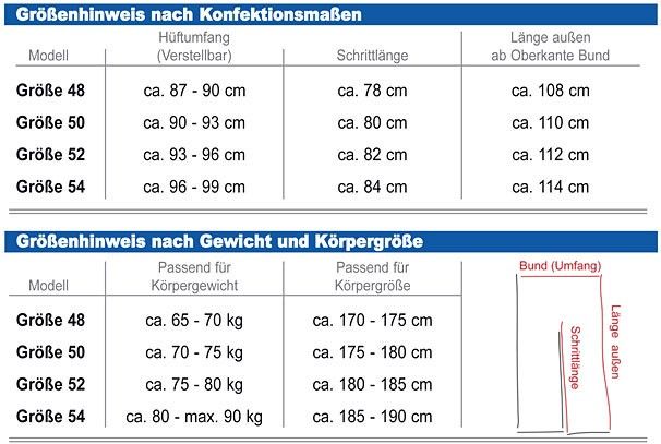 Modische SKIHOSE für HERREN + Größe 48   50   52   54 + Grau oder