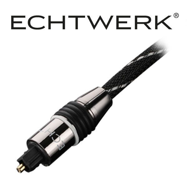 Echtwerk Premium Toslink Kabel 3m Optisches Kabel Opto Digital