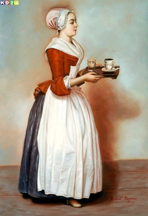 ÉTIENNE LIOTARD DAS SCHOKOLADENMÄDCHEN d70020 60x90cm