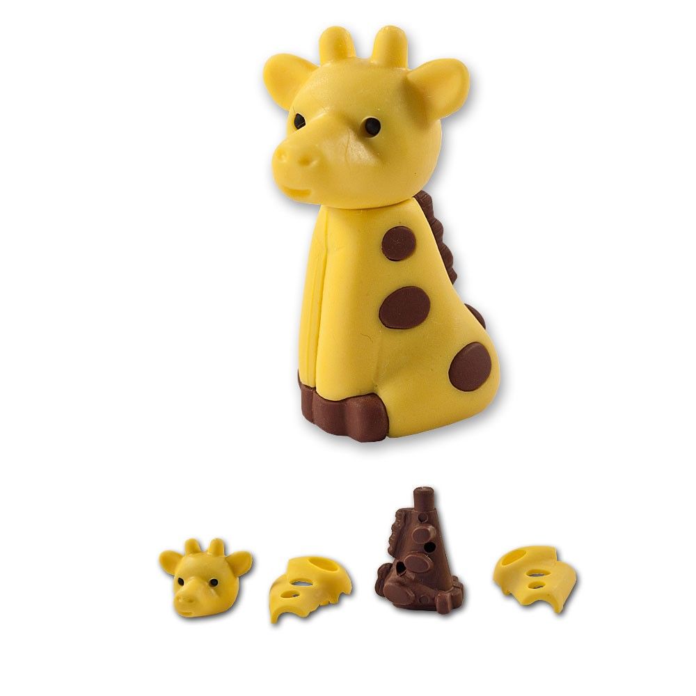 Iwako Puzzle Radiergummi zum Sammeln Giraffe